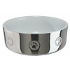 Trixie Miska ceramiczna dla psa ze srebrnym motywem